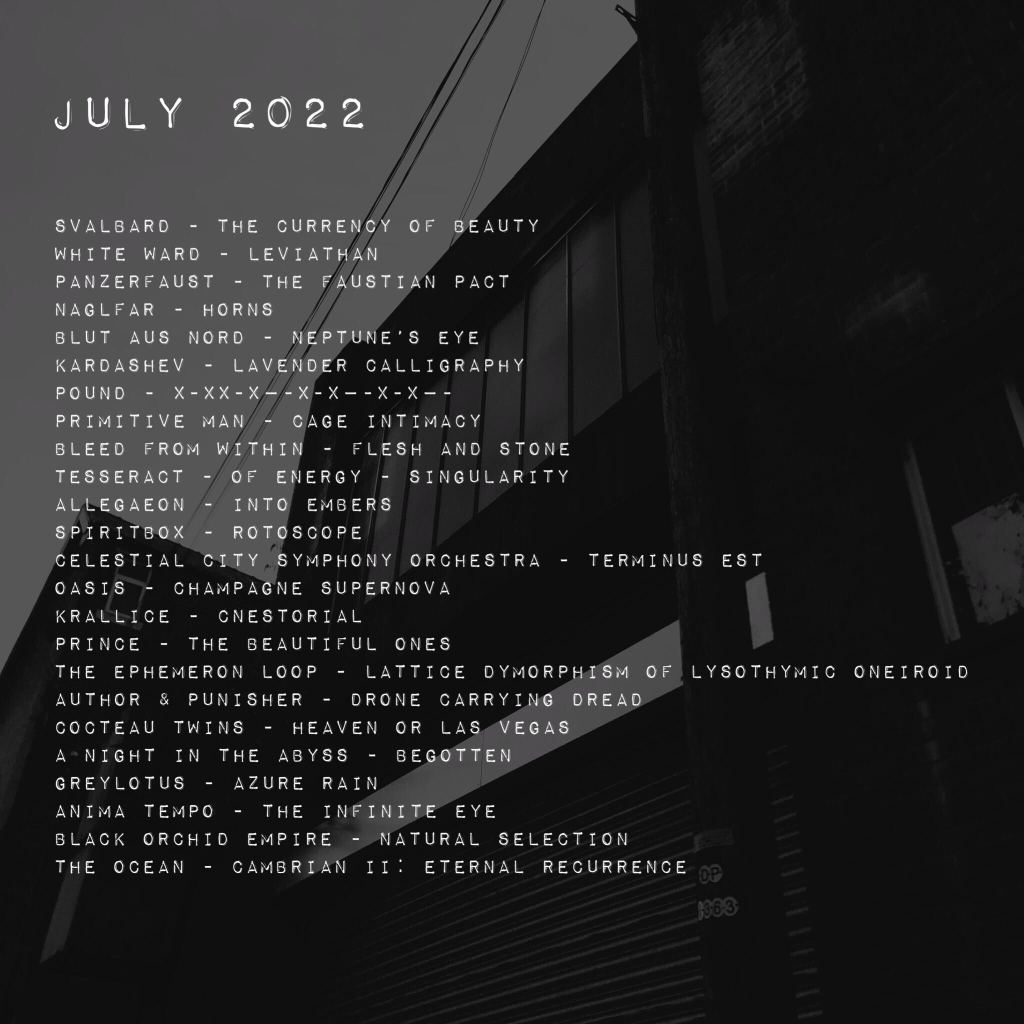 Monthly Playlist: July&nbsp;2022